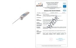 Wodoodporny termometr spożywczy TESTO 104 ze świadectwem wzorcowania PCA /bez świadectwa wzorcowania