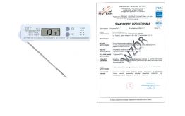 Termometr elektroniczny DT-11 ze świadectwem wzorcowania PCA/bez świadectwa wzorcowania